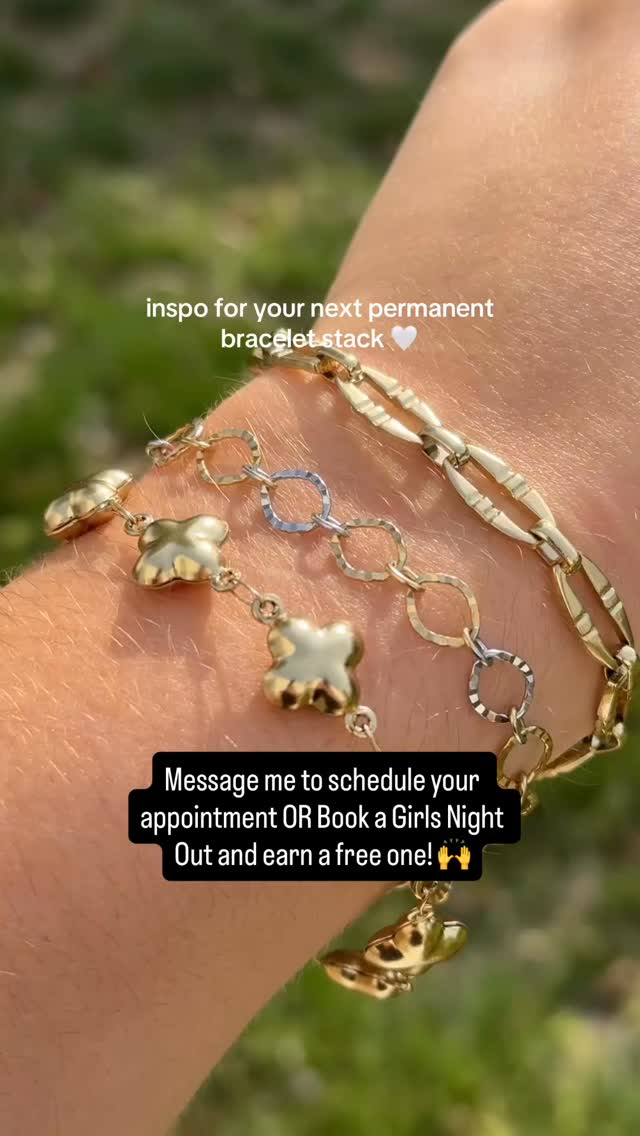 Summer is upon us…fun girls nights out and bling are a must!! Message me to get your private appointment or grab a couple girlfriends and let’s make it a fun gathering! 🙌🙌🙌