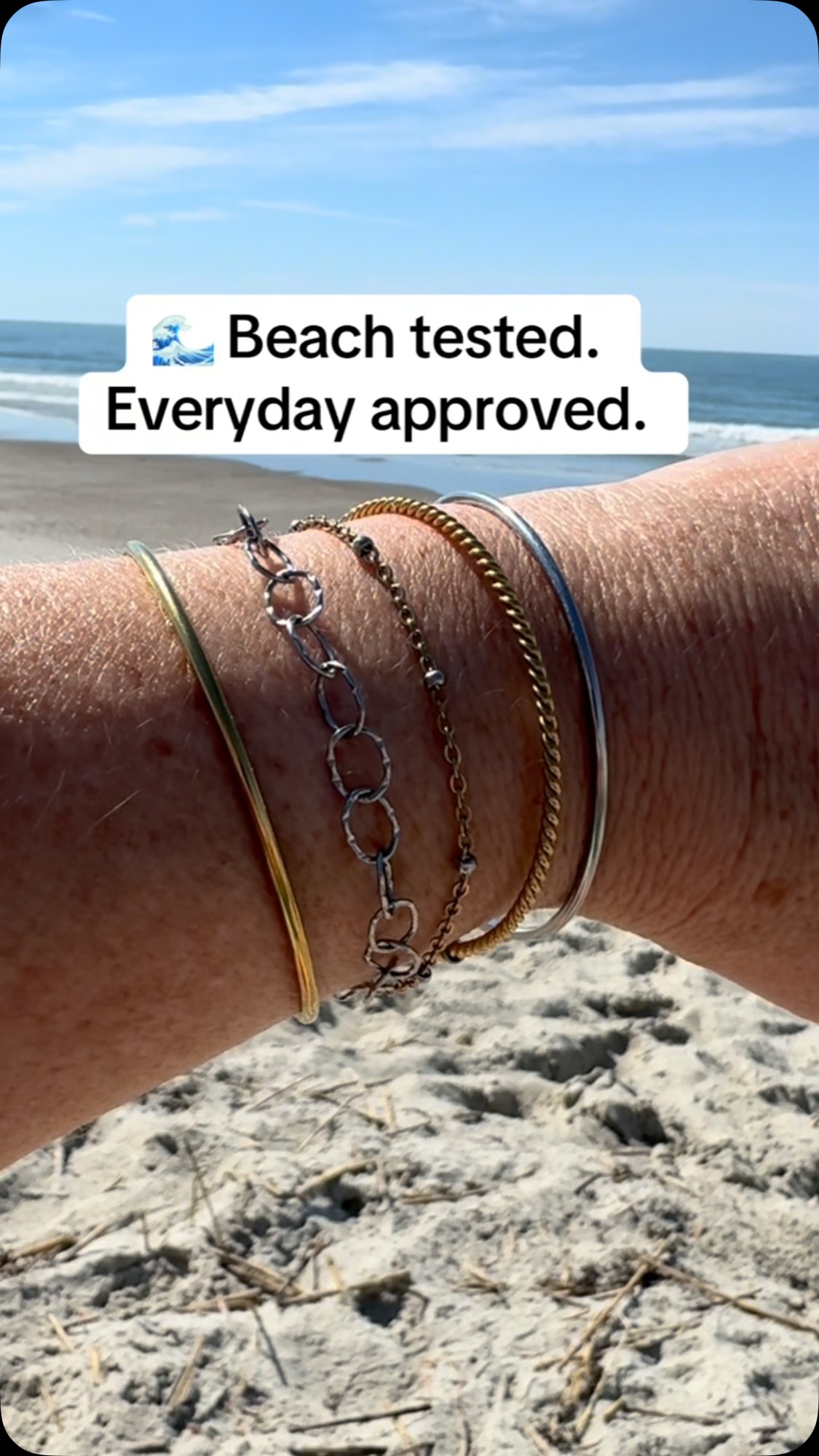 This is exactly why I love permanent jewelry. 💕

Not because it’s permanent…
But because it becomes part of your story.

Beach days.
Family vacations.
Girls’ nights.
Everyday moments.

No taking it off. No remembering to put it back on. Just jewelry that moves through life with you.

And the best part? The experience of getting it together is often the memory you cherish most.

Ready to create your own? Gather your favorite people and I’ll bring the jewelry experience to you. ✨

Comment BEACH and I’ll send you the details! #permanentjewelrybusiness #getlinked #vacationvibes