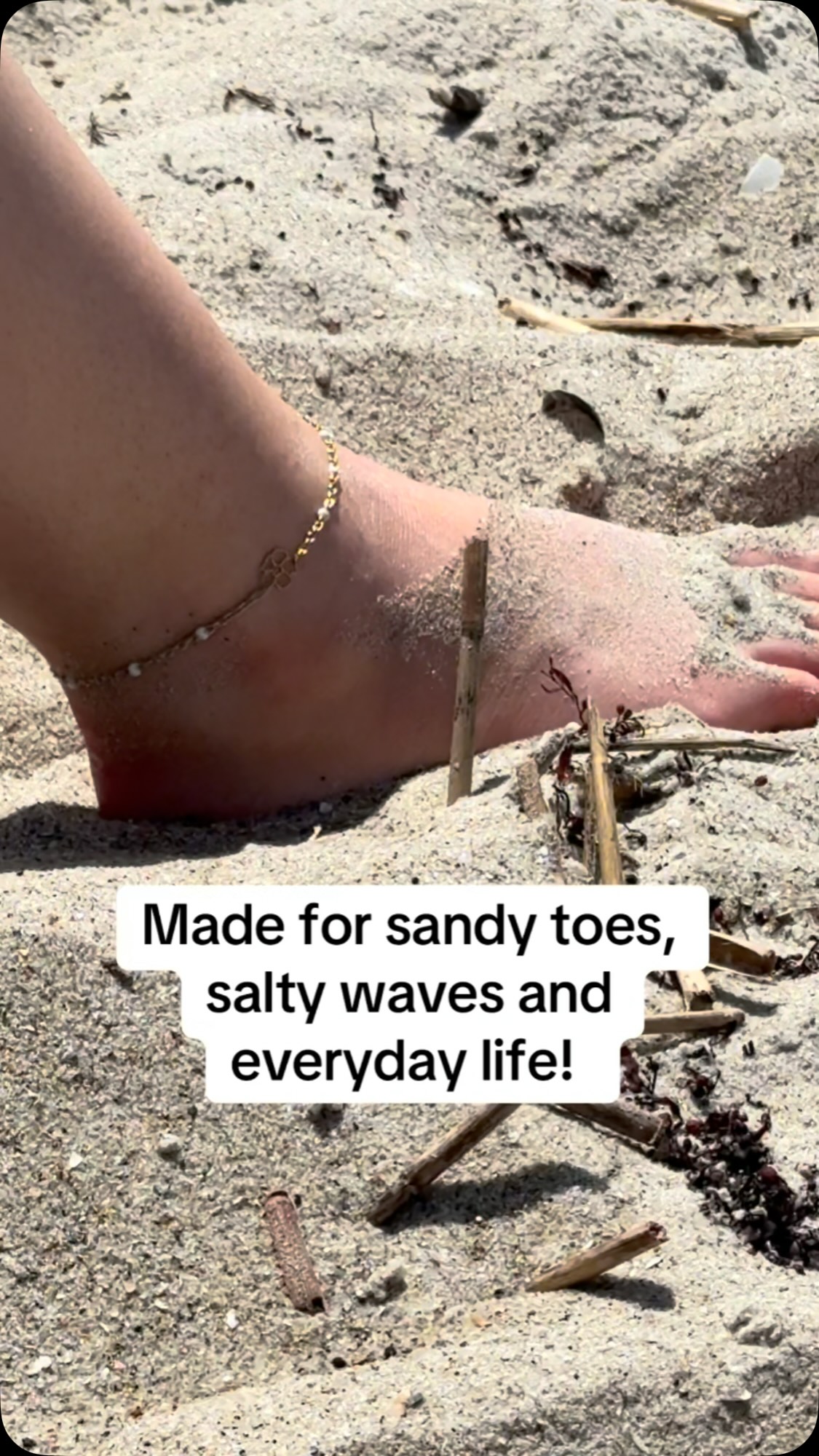 The beach. The ocean. The sand. ☀️🌊

Your permanent jewelry was made to be part of all of it.

No taking it off before swimming.
No worrying about losing it.
Just a little everyday sparkle that goes wherever life takes you.

Ready for your own permanent jewelry experience? Whether it’s girls’ night, a birthday, a bridal party, or just because… I’d love to create something you’ll wear long after the vacation ends. 💛

✨ Message me to book your private Permanent Jewelry Experience!

#PermanentJewelry #BeachStyle #AnkletSeason #EverydayJewelry #permanentanklet