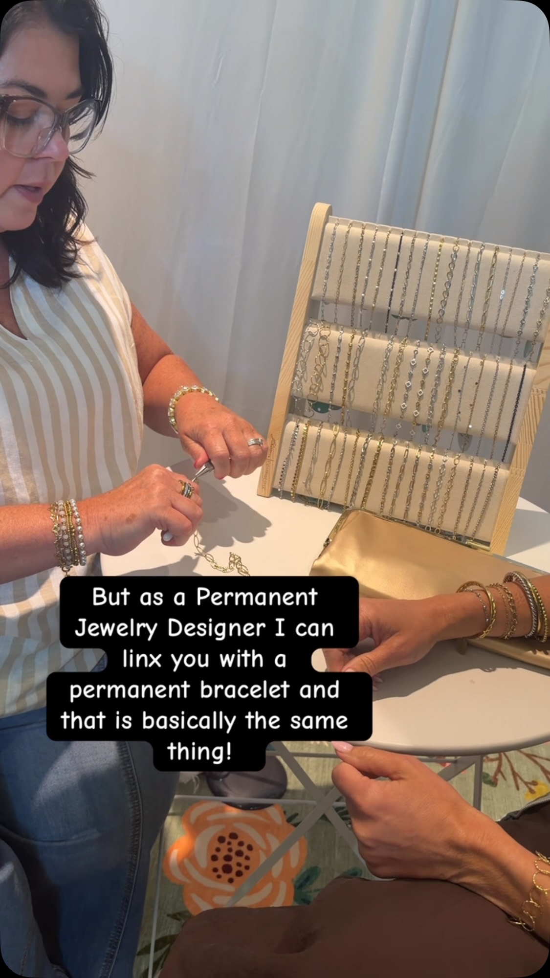 ⚕️ I can’t prescribe a GLP-1… but I can link you up. 😉🔗✨

No insurance approval. No pharmacy waitlists. Just a fun experience and a bracelet you’ll love!

Ready to get linked?

🎉 Host a party
☕ Book a pop-up
✨ Schedule an appointment

Drop a 🔗 or send me a message!#permanentjewelrybusiness #getlinked #permanentjewelryexperience