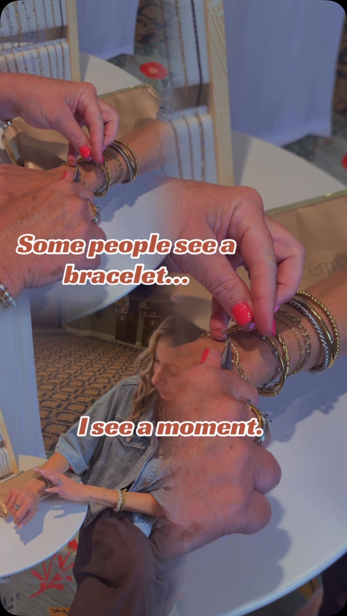 It’s never just a bracelet.

It’s a memory you’ll wear every day. 🤍

And one of the biggest blessings of this business is that I don’t just get to wear those memories… I get to help create them.

Ready for your own permanent jewelry experience—or curious what it’s like to do what I do? Send me a message. ✨#permanentjewelrybusiness #getlinked #womeninbusiness